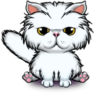  Kitty Snatch Cute Cat Stickers Messages Cartoon Clipart Cute Cats Png Cute Cat Transparent