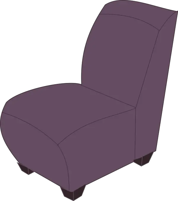  Purple Armless Chair Clipart I2clipart Royalty Free Purple Chair Clipart Png Chair Clipart Png