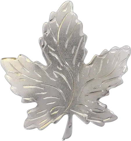  Download Hd Sterling Silver Canadian Maple Leaf Brooch Solid Png Canadian Maple Leaf Png